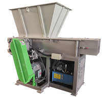 Broyeur de recyclage de plastique à un seul arbre pour le broyage de profilés en PP, HDPE, PVC et de tuyaux, équipement de broyage pour la réutilisation des déchets