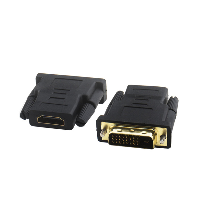 DVI 24+1 Male to HDTV Female Adapter Bi-directional DVI to HDTV Converter for Projector HDTV to DVI