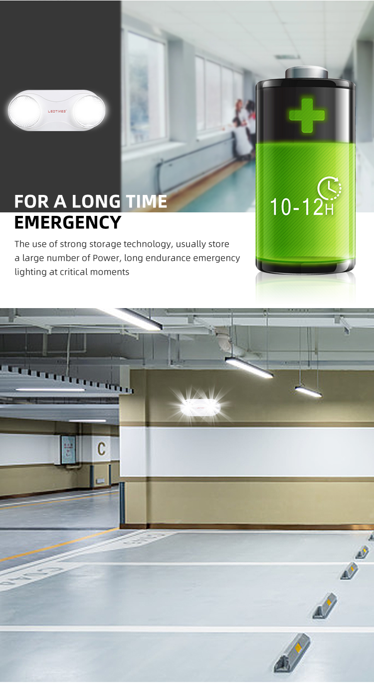 Low Price 48PCS Adjustable Dual Heads Indoor Factory 6V Portable Rechargeable Led Emergency Light