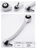 Juego de brazo de Control de sistema de suspensión para Tesla, Kit de enlace frontal, barra de amarre con 24 meses de garantía