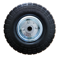 Roue en mousse PU de 10 pouces 4.10/3.50-4 utilisée pour la pousse-roue