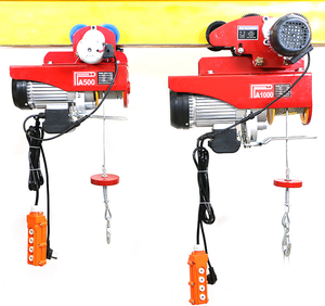 Overhead dengan Troli Tali Kawat Fase Tunggal, Kerekan Pengangkat Elektrik <span class=keywords><strong>Mini</strong></span> Kecil - Product Image 1