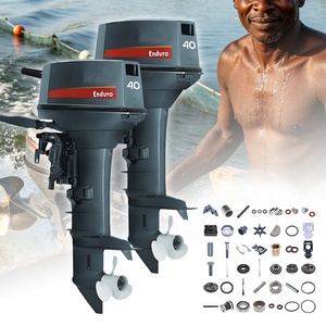 Nouvel arrivage : Moteur à essence 40 CV, 2 temps, en ligne, arbre long, avec poignée de motoculteur et carburateur - Product Image 5