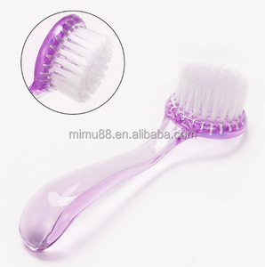 Offre Spéciale professionnel Nail Art outils de luxe plat acrylique <span class=keywords><strong>ongles</strong></span> poussière <span class=keywords><strong>brosse</strong></span> Long manche doux vernis gommage manucure <span class=keywords><strong>brosse</strong></span> de nettoyage - Product Image 3