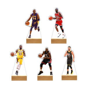 NBA06 Star du basket-ball américain <span class=keywords><strong>Kobe</strong></span> Curry, poupée en acrylique avec lumière nocturne pour la cuisine, vente en gros - Product Image 1