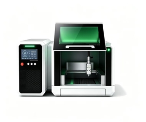 Machine de découpe laser à fibre de bureau 800W pour tôle métallique 2mm, petite machine de découpe laser pour atelier DIY et usage domestique - Product Image 2