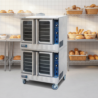 Four à convection au gaz commercial certifié CE ETL pour la restauration, les boulangeries et les restaurants