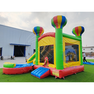 Castello Gonfiabile Personalizzato a Forma di <span class=keywords><strong>Mongolfiera</strong></span>, Qualità Commerciale per Noleggio Eventi, Direttamente dalla Fabbrica - Product Image 1