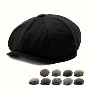 <b>Mens</b> and Women Fashion Driving <b>Flat</b> Newsboy <b>Cap</b> Ivy Hats <b>Men's</b> Beret Hats - Product Image 5