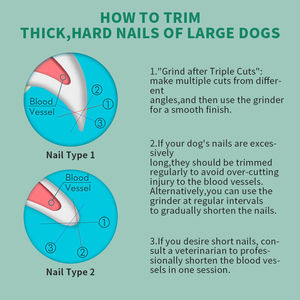 Professional Nail Toe Claw Clippers Trimmer Grooming Tools for Animals Pet Supplies <b>Grinder</b> Pet Dog Cat With LED Light - Product Image 6