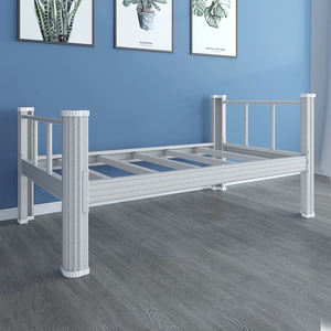 Prix d'usine en stock <span class=keywords><strong>lit</strong></span> pour adultes cadre de <span class=keywords><strong>lit</strong></span> pour dortoir avec deux lits superposés en fer <span class=keywords><strong>Lit</strong></span> superposé - Product Image 1