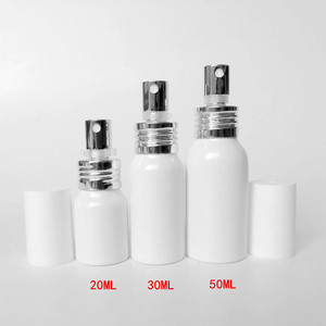 Trắng Nước Hoa Atomizer Spray Chai 30Ml 50Ml 2Oz 80/100/120Ml Đầy Màu Sắc Phun Sương Nhôm Đi Du Lịch Mỹ Phẩm Dispenser Chai - Product Image 2
