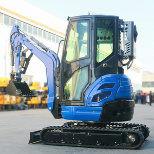 Mini-excavatrice HG de 2000 kg adaptée au paysagisme et à l'aménagement paysager, petite pelle de 2 tonnes avec bras pivotant latéral et pince hydraulique - Product Image 5