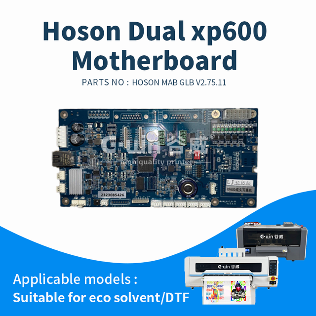 Printing Machinery Parts Mainboard Xp600  Mother Board for Hoson Double Head DTF Eco Solvent Printer
