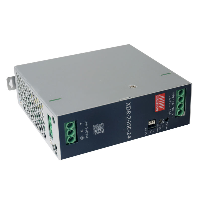 Mean Well XDR Series 75W-960W Din Rail Industrial Power Supply 48V Voltage Single 95% Efficiency Overvoltage/Overload Protection