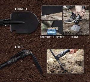 Pelle de survie agricole en acier HRC42-48, outil d'urgence pour l'agriculture, le camping et le bricolage, GZ RTS, commande en gros mixte - Product Image 3