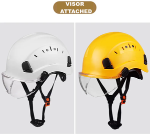 وصل حديثًا الأعلى مبيعًا قبعات صلبة ABS للإنقاذ والتسلق الصناعي قبعة صلبة عامل مع قناع - Product Image 1