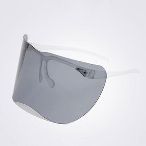 Lunettes de soleil sportives coupe-vent personnalisées avec logo, vente en gros, dernières nouveautés, transparentes, surdimensionnées, monobloc, sans monture, pour hommes et femmes - Product Image 3
