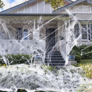 Telaraña colgante decoración <span class=keywords><strong>de</strong></span> <span class=keywords><strong>Halloween</strong></span> al aire libre telarañas <span class=keywords><strong>de</strong></span> imitación <span class=keywords><strong>para</strong></span> decoración del hogar decoraciones <span class=keywords><strong>de</strong></span> fiesta <span class=keywords><strong>de</strong></span> <span class=keywords><strong>Halloween</strong></span> - Product Image 2