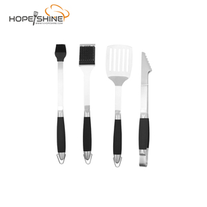 4 pièces d'accessoires de <span class=keywords><strong>barbecue</strong></span> robustes pour Top <span class=keywords><strong>Chef</strong></span>, ensemble d'outils de <span class=keywords><strong>barbecue</strong></span> professionnels et outils de <span class=keywords><strong>barbecue</strong></span> de base pour grillades - Product Image 2