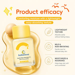 Aceite Hidratante Corporal OEM para Bebés, Mantiene la Piel Suave e Hidratada, Aceite de Masaje Suave para Niños - Product Image 5