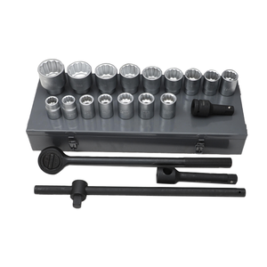Tác động cờ lê ổ cắm thiết lập Tiêu chuẩn/sâu ổ cắm với thanh mở rộng 21-Piece, 3/4 <span class=keywords><strong>inch</strong></span> ổ đĩa Metric <span class=keywords><strong>12</strong></span> điểm tác động ổ cắm thiết lập, - Product Image 1