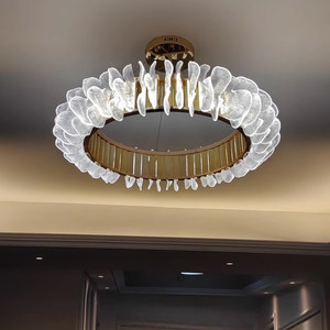 <span class=keywords><strong>Lampadario</strong></span> a filo in ferro moderno e minimalista 2026, illuminazione a LED di lusso di alta gamma per soggiorno, ingresso, duplex, sala da pranzo - Product Image 2