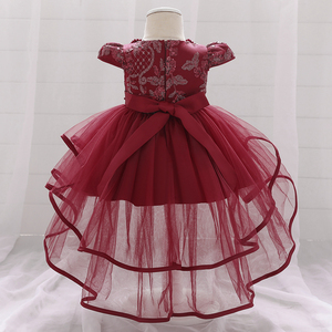 Rắn mô hình bé bên ăn mặc thời trang satin trẻ sơ sinh <span class=keywords><strong>Toddler</strong></span> Công Chúa Hoa ăn mặc cho cô gái cho cuộc thi sắc đẹp và lễ hội - Product Image 3