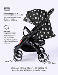 2025 nouvelle usine 3 en 1 bébé poussette en alliage d'aluminium maman <span class=keywords><strong>siège</strong></span> de voiture nouveau-né bébé marcheur pliant haut de gamme voyage Mickey bébé landau - Product Image 4