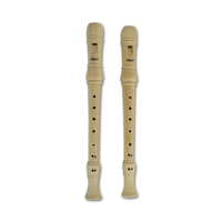 Aiersi Brand Solid Maple 3 Piece Soprano Recorder Flute German Style Wooden Flute