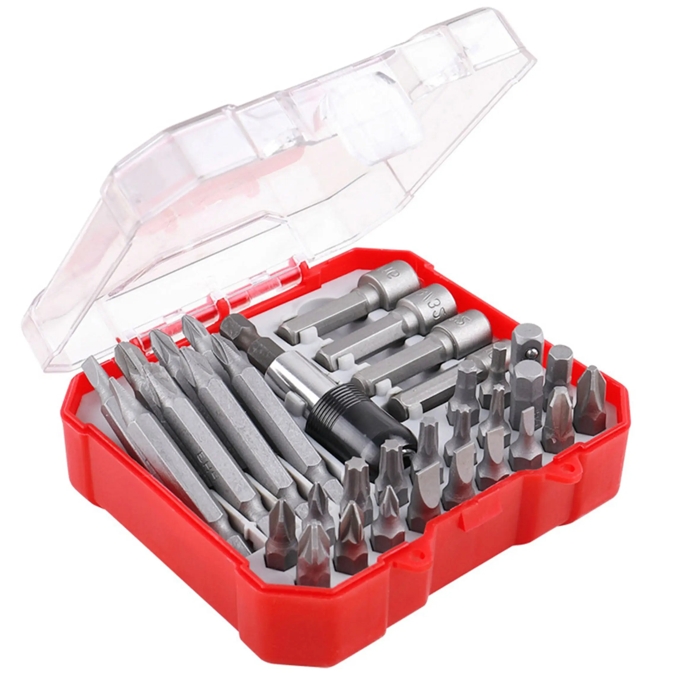 34 In 1 Schrauben dreher Bit Set Schlitz Torx Sechs kant Treiber Magnetischer Verlängerung halter Adapter Mechanisches Reparatur werkzeug