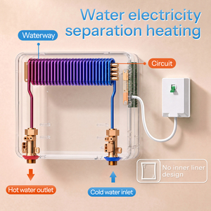 Calentador de Agua Eléctrico Instantáneo de 3.5/4.5/5.5kW para Hogar, Cocina, Baño, Auto, RV, <span class=keywords><strong>Caravana</strong></span>, Camping, Ducha - Product Image 6