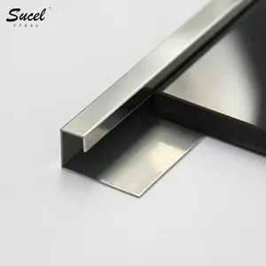 Sucel Steel 201 304 316 Custom Decor Punching Stainless Steel Tile Edge Metal Trims