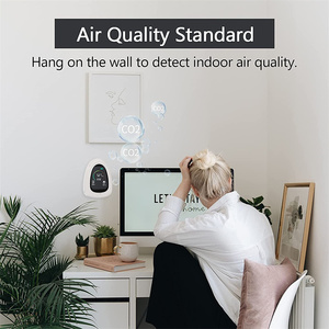 Tuya Wifi cuộc sống thông minh kết hợp hồng ngoại CO2 <span class=keywords><strong>Detector</strong></span> và Báo Cháy Khói màn hình cảm biến CO2 đa <span class=keywords><strong>Gas</strong></span> <span class=keywords><strong>Detector</strong></span> bụi màn hình - Product Image 5