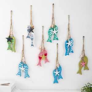 Décoration murale en bois de style méditerranéen, ensemble de plusieurs pièces, thème océan - Product Image 3