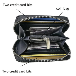 HTPmart Porte-monnaie en cuir PU à sublimation Portefeuille en cuir PU imprimé personnalisé vierge avec logo Accessoires en cuir pour femmes - Product Image 4