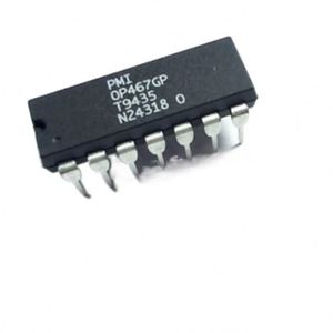 Amplificateurs et comparateurs linéaires de précision OP467GP, quadri-precision, haute vitesse, 28 MHz, 170 V/uS - Product Image 1