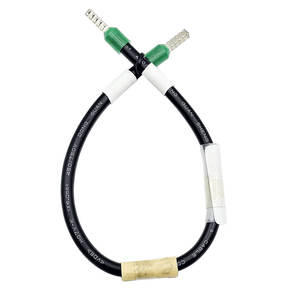 Cable de Terminal Aislado de 1 Pin Negro, Calibre <span class=keywords><strong>H07VK</strong></span> 6mm 10AWG, Arnés de Cableado Personalizado Adecuado para Electrónica - Product Image 1