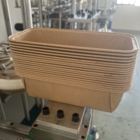 Gâteau livre cuisson gobelets en papier moule à gâteau rectangulaire porte-papier à gâteau de madère formant la machine
