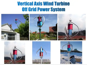 Eje vertical 100W a 2000W Generador de energía eólica <span class=keywords><strong>24V</strong></span>/48V Sistema de energía alternativa Turbina eólica - Product Image 2