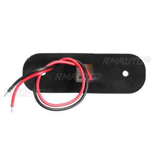 6/10 Piezas, 12V 24V, 3 LED, Luz de Advertencia Lateral Externa para Automóvil, Luz de Posición Ovalada, Luz de Freno, Lámpara para Remolque, Camión, Autobús - Product Image 5