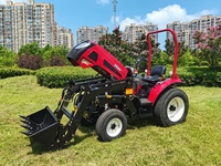 Tractor Agrícola 4x4 de 25HP, Modelo J M-254, Motor EPA Tier IV, Transmisión por Engranajes, Bomba de Alta Productividad, Estilo Americano