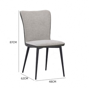 Sedia Moderna da Casa in Velluto Blu, Comoda con Cuscino Morbido, Imbottita Senza Braccioli con Gambe in Metallo, Poltrona per Pedicure - Product Image 6