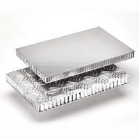 Panneau en nid d'abeille en aluminium isolant thermiquement de 7 à 50 mm, série 3003 5000, insonorisant, économiseur d'énergie, ignifuge A2, panneau de façade