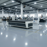 Cortinas con Pliegues Tipo Pinza en Tela Tejida Estampada Estilo Europeo 2026 CE, Máquina de Corte Digital CNC