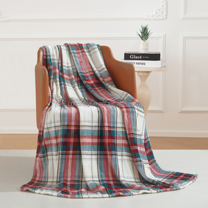 FY Custom Soft Cozy Plush Fluffy Winter Blanket Grey <strong>Brown</strong> Print Modern Style Raschel <strong>Throw</strong> for Home Digital Woven Technique - Product Image 4