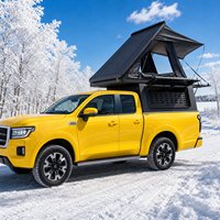 Bâche rigide sur mesure en alliage d'aluminium pour pick-up universels (citerne de 2 m) avec glissières latérales