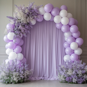 <span class=keywords><strong>Backdrop</strong></span> Pernikahan dan Pesta Ulang Tahun, Tiang Plafon, Kain Latar Panggung - Product Image 4