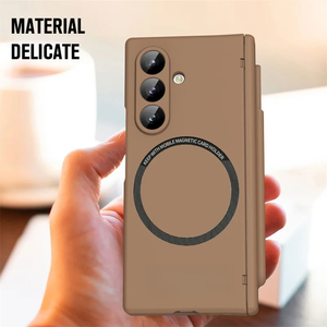 Funda Magnética Ultrafina CHAOYIDIAN para <span class=keywords><strong>Samsung</strong></span> <span class=keywords><strong>Galaxy</strong></span> <span class=keywords><strong>Z</strong></span> <span class=keywords><strong>Fold</strong></span> 5 6 7 con Ranura para S Pen, Protección Completa de 360° y Cubierta de Pantalla de Vidrio - Product Image 3