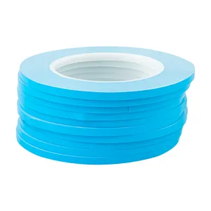 Thermal Dissipation Custom Die Cutting Adhesive Tape Blue Double Sided LED Adhesive Tape roll for heat conductor